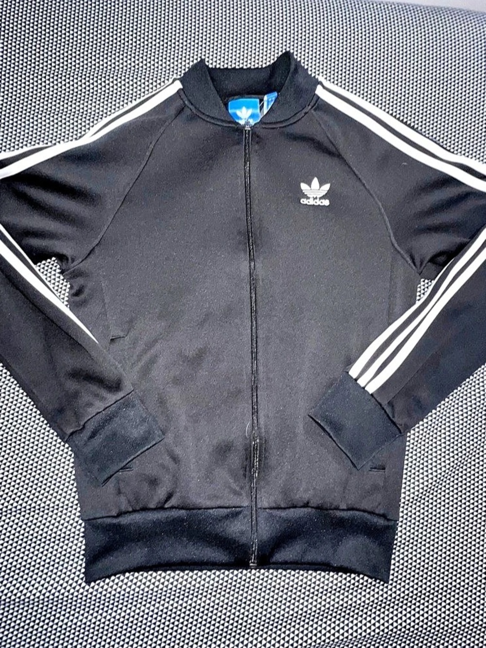 adidas Adicolor Classics SST Track Jacket Black & White Size Small